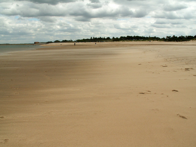 Holkham beach at low-tide