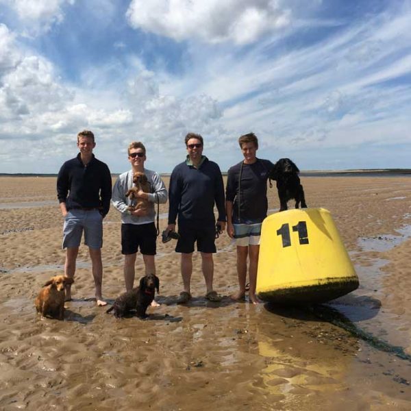 Team Jones, Harbour Marker At Blakeney