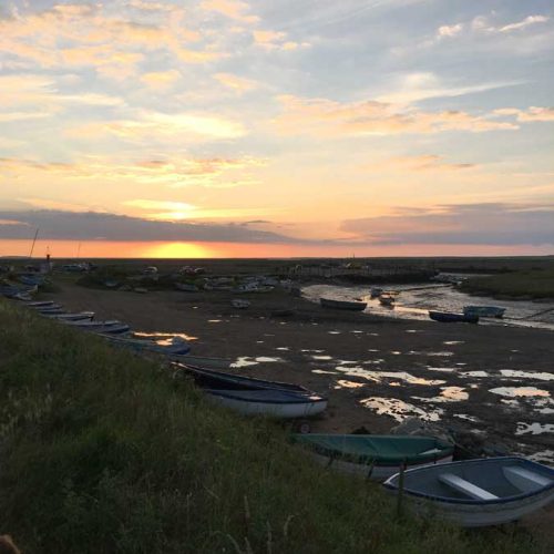 Tide Out At Morston Harbour