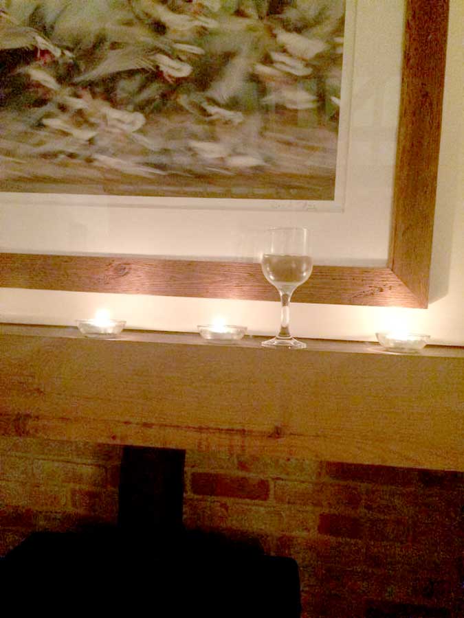 Wine and Candles at Bayses